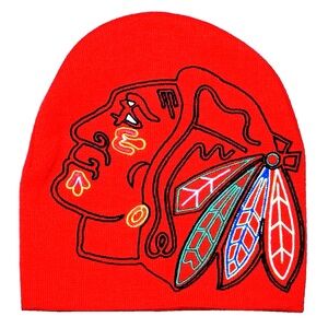 NHL x Reebok Blackhawks Beanie